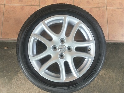 ขายล้อแม็ก Mazda2 Sport Top 16 พร้อมยาง195/55/16 4 ล้อ