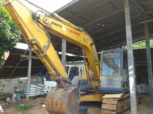 ขายรถขุดแม็คโค KOMATSU โคมัสสุ 120-3 เอกสารอินวอยซ์  สภาพพร้อมใช้งาน เครื่องดี ปั๊มดี ทำงานเร็ว ไฟฟ้าตัด โซ่ดี เอวแน่น