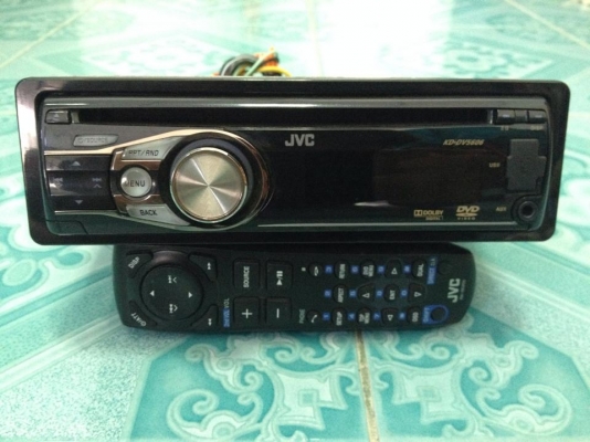 เครื่องเล่น JVC KD-DV5606 มือสองเล่นได้ปกติทุกอย่าง สภาพนึกว่าของใหม่ ขาย 2750 บาท