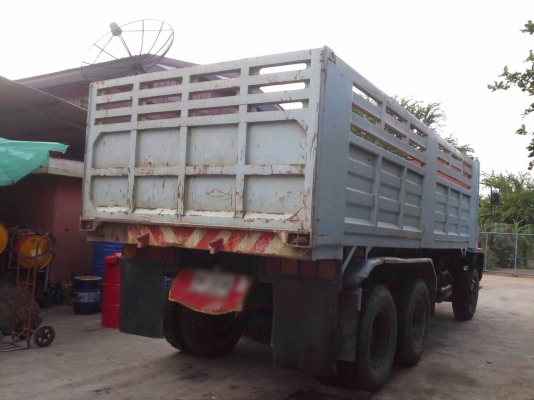 ขายรถบรรทุกสิบล้อดัมพ์ ISUZU นางฟ้า เครื่อง 195 แรง ปี 39 หัวเดิมบาง เครื่องเฟืองท้ายไม่เคยแกะ กระบะสามมิตรเปลี่ยนแผงข้าง ทะเบียนพร้อม