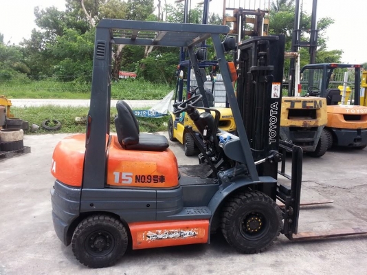 ขาย ฟอล์คลิฟต์ 1.5 ตัน  TOYOTA 6FD15  รถเก่าญี่ปุ่น