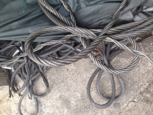 จำหน่าย สลิง ยกอ๊อย 5หุน ไซร์พิเศษ ยาว 6M ราคา ปลีก/ส่ง สอบถามโทร 080-6135462