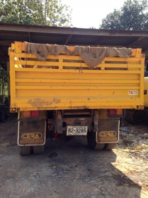 ขายรถ 6ล้อใหญ่พร้อมดั้ม มิตซูบิชิ FN 527S  10สปีดเกียร์ฟุตเลอร์  2เพลา ต่อรองราคาได้