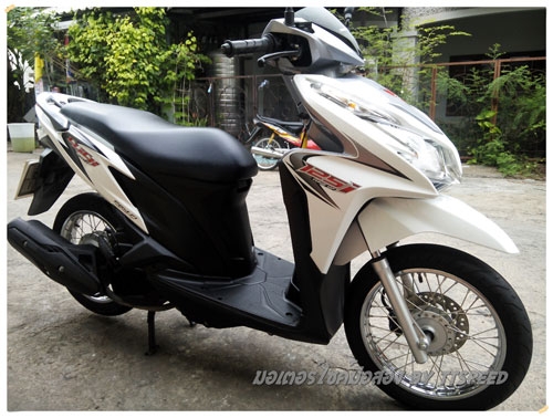 Click 125i สีขาวไมล์ 3500 รถบ้านมือเดียวปี 55