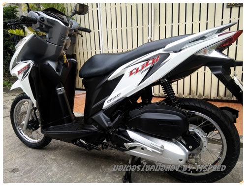 Click 125i สีขาวไมล์ 3500 รถบ้านมือเดียวปี 55