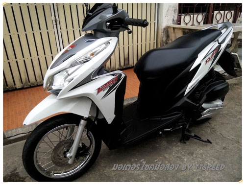 Click 125i สีขาวไมล์ 3500 รถบ้านมือเดียวปี 55