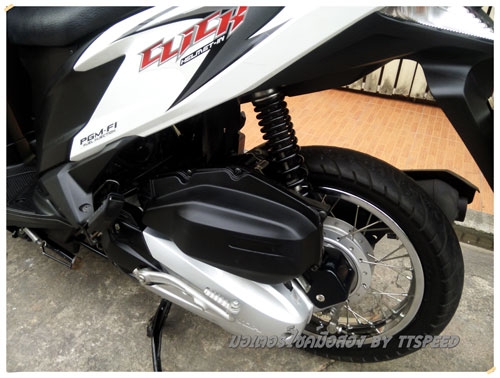 Click 125i สีขาวไมล์ 3500 รถบ้านมือเดียวปี 55