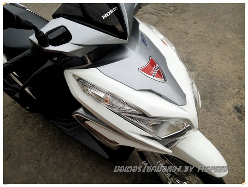 Click 125i สีขาวไมล์ 3500 รถบ้านมือเดียวปี 55