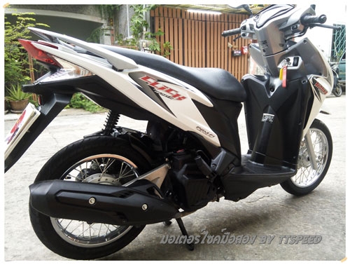 Click 125i สีขาวไมล์ 3500 รถบ้านมือเดียวปี 55