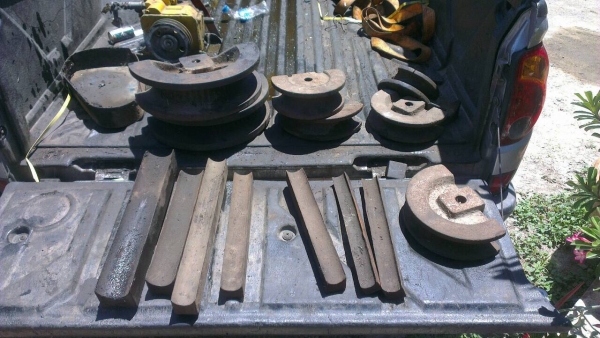 เครื่องดัดท่อดัดแปปดัดได้ 3" นิ้วครับ มอเตอร์ 3 แรง 3 เฟสครับ