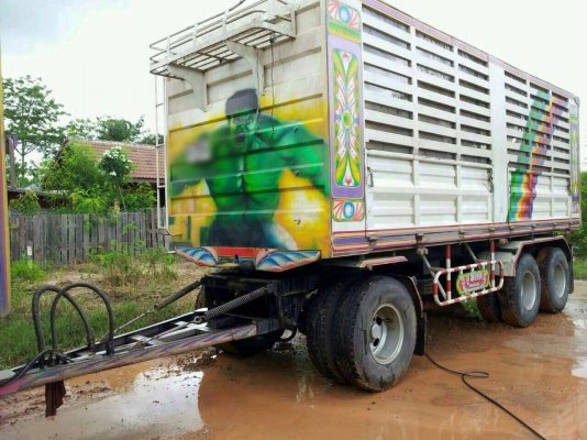 ขายรถพ่วงสิบล้อดัมพ์ ISUZU เครื่อง 360 แรง ปี 52 กระบะดัมพ์คอกเกษตรอู่ซีทีทรัค ลูก 3 เพลาแท้ยาว 6.80 เมตร