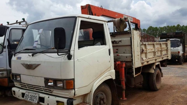 ขายรถดั้มKM777 ติดเครน2.5ตัน เครื่องดี แคชซีสวย สภาพพร้อมใช้งาน เอกสารพร้อมโอน สนใจโทร 090-8588220คุณนะ ID:narong498 หรือ www.truck.in.th/498