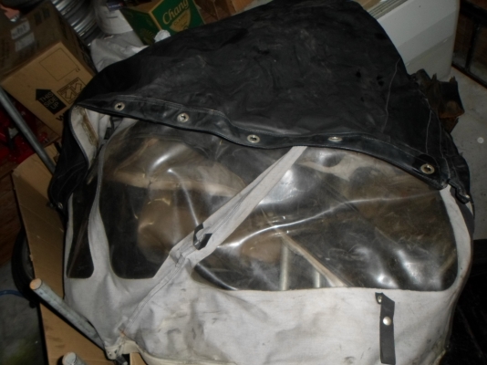 ผ้าใบจิ๊ปมิตซู J56 -j59 พร้อมโครงประตู  โครงเหล็กครบ  ขาวๆๆ มาครบ หายาก