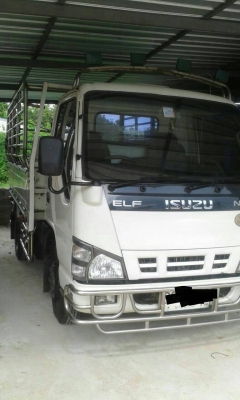 ขายรถบรรทุก 6 ล้อรั้ว ISUZU NKR 100 แรงม้าปี 2550 กระบะยาว 3.10 เมตร ราคา 450000