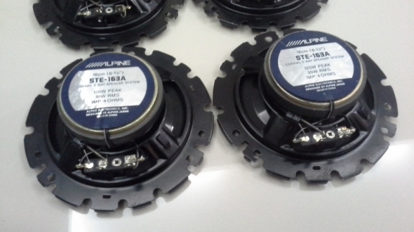ลำโพง Alpine ขนาด 6" STE-163A แกนร่วม 3 ทาง เสียงดี นุ่มๆใสๆ ลำโพง Alpine ขนาด 6" STE-163A แกนร่วม 3 ทาง เสียงดี นุ่มๆใสๆ