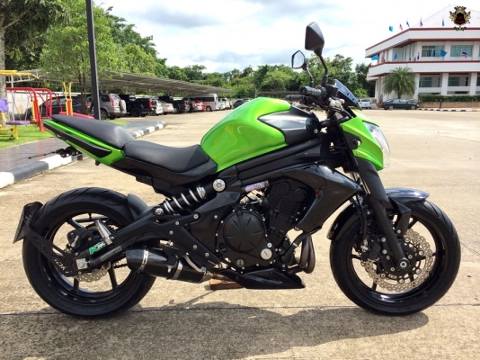 KAWASAKI ER6N ปี2013 แต่งเต็ม วิ่งน้อย ไมค์3,xxx ทะเบียนพร้อมโอน 209,000 -