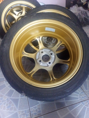 ขายยางล้อรถKUMHO ecsta SPTพร้อมแม็กซ์ Rg-D ทอง Advan 16นิ้ว / แม็กรถญี่ปุ่น