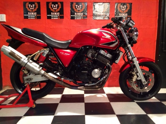 T&amp;T BIKE RAMA2 ขายราคาเพียง 69500 ฿HONDA CB400 ปี97 VS.S อินวอย สรรพสามิตเครื่องดี รถสวยกริปเก็บเงางาม