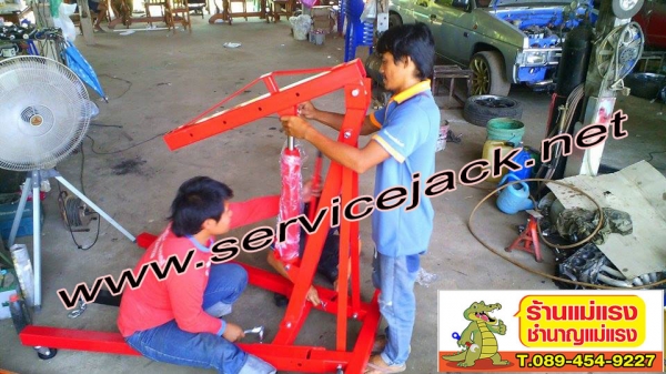 เครนยกเครื่อง,กระดานนอนซ่อมรถ,ตู้เครื่องมือ,แม่แรงสิบล้อ,บลีอคทดแรง