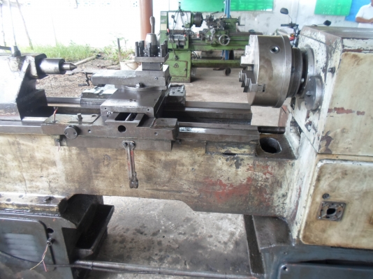 แท่นกลึง รุ่นหนัก 3 เพลา เกียร์บล็อก พร้อมใช้งาน ไฟ 3 สาย  กลึงเกลียวมิล เกลียวนิ้ว ไม่ต้องเปลี่ยนเฟือง 70,000