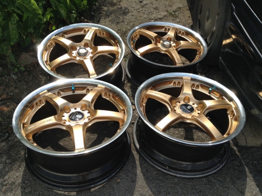 แม็ก VOLH gts ขอบ17 หน้าตื้นหลังลึก 5รู 114