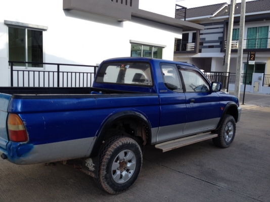 1999 MITSUBISHI, L200 STRADA 2.5 เทอร์โบ MEGACAB GLX 4WD TWO-TONE โฉม MEGACAB สีเทา-น้ำเงิน เกียร์ธรรมดา 1999 MITSUBISHI, L200 STRADA 2.5 เทอร์โบ MEGACAB GLX 4WD TWO-TONE โฉม MEGACAB สีเทา-น้ำเงิน เกียร์ธรรมดา