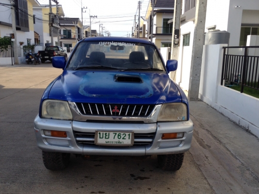1999 MITSUBISHI, L200 STRADA 2.5 เทอร์โบ MEGACAB GLX 4WD TWO-TONE โฉม MEGACAB สีเทา-น้ำเงิน เกียร์ธรรมดา 1999 MITSUBISHI, L200 STRADA 2.5 เทอร์โบ MEGACAB GLX 4WD TWO-TONE โฉม MEGACAB สีเทา-น้ำเงิน เกียร์ธรรมดา