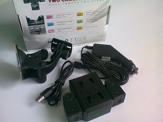 กล้องติดรถยนต์ TWO CAMERA