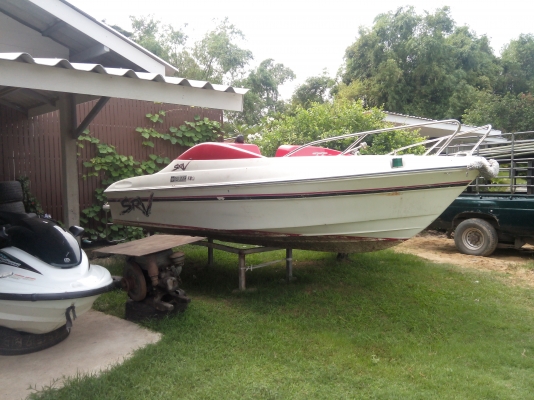 ขายเรือ SRV 19ฟุต เครื่อง YAMAHA 50 HP