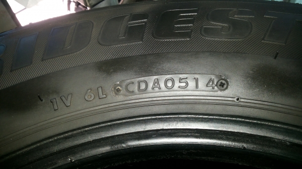 ยาง205.70.15.บริสโตนดูราวิสปี14ยังใช้ไม่ถึง2เดือน