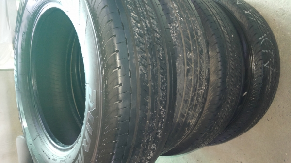 ยาง205.70.15.บริสโตนดูราวิสปี14ยังใช้ไม่ถึง2เดือน