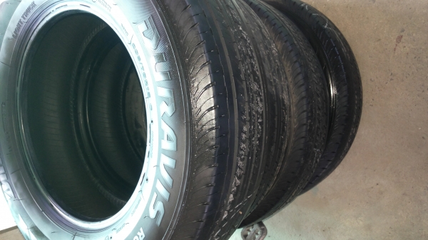 ยาง205.70.15.บริสโตนดูราวิสปี14ยังใช้ไม่ถึง2เดือน