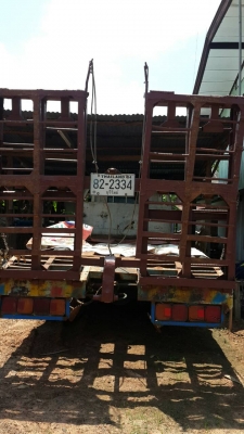 ขาย10ล้อ มิตซู เทรลเลอร์ลากรถเกี่ยวข้าว หลงฟูโซ่215 เครื่อง170 พ.เพาเวอร์ เบรคทิ๊ฟฟี่ เบรคแห้ง สภาพพร้อมใช้งาน เครื่องดี ระบบหางกระบอกไฮดรอลิกซ์