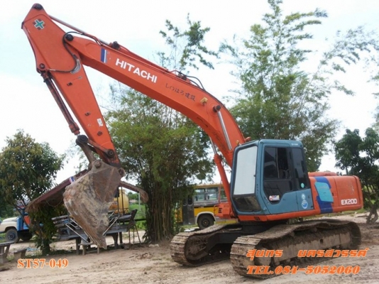 ขายด่วน รถแบคโฮ HITACHI EX200-3  สภาพสวยพร้อมใช้งาน ราคาสุดคุ้ม