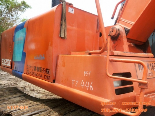 ขายด่วน รถแบคโฮ HITACHI EX200-3  สภาพสวยพร้อมใช้งาน ราคาสุดคุ้ม