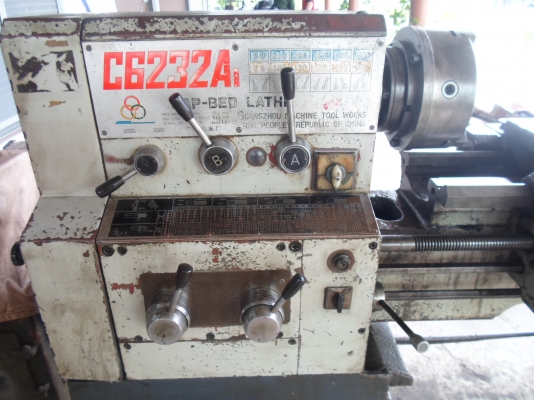 แท่นกลึง 5 ฟุต รุ่นหนัก 3 เพลา เกียร์บล็อก กลึงเกลียวมิลเกลียวน้ิว ไม่ต้องเปลี่ยนเฟือง สภาพสวย ๆ พร้อมใช้งาน 70,000