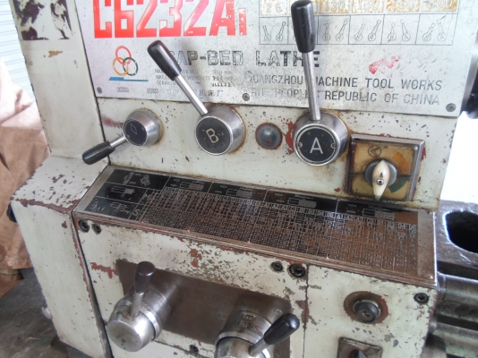 แท่นกลึง 5 ฟุต รุ่นหนัก 3 เพลา เกียร์บล็อก กลึงเกลียวมิลเกลียวน้ิว ไม่ต้องเปลี่ยนเฟือง สภาพสวย ๆ พร้อมใช้งาน 70,000