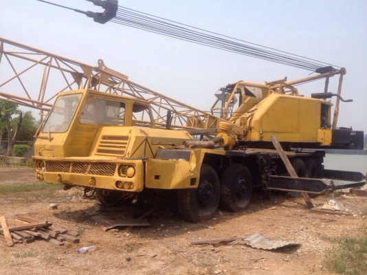 ขายรถเครน P&amp;H ขนาด 45 ตัน 12 ล้อ ตัวรถ mitsu เครื่อง mitsu 8DG เอกสารสัญญาซื้อขาย