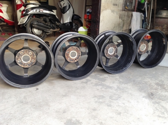 *** Buddy P1 ขอบ 15'' 5*114.3 Off+38 กว้าง 7(แท้ japan)*** 19,500 ลดได้