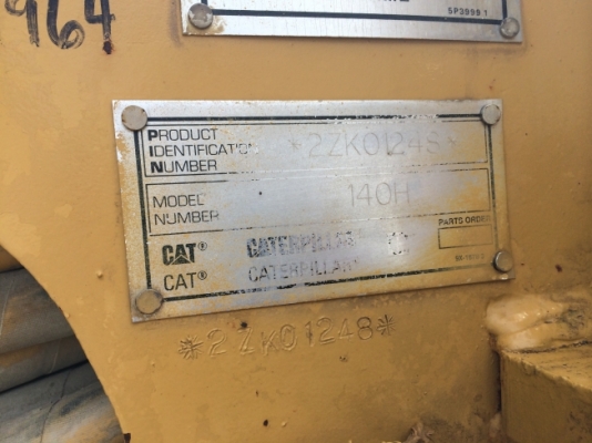 CAT 140H SN: 2ZK01248 นำเข้าจากอเมริกา สภาพสวย ไม่แพง