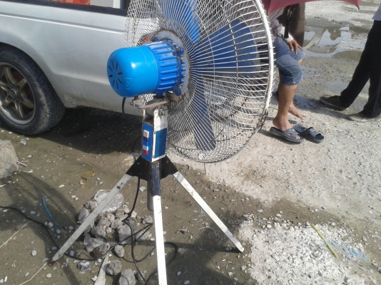 พัดลมตัวใหญ่สามขา 1500 บาท