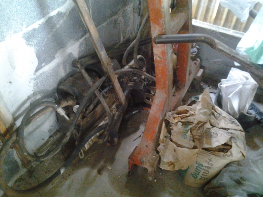 แยกขายตามสภาพตัวดันหน้าติดกับรถไถ20แรงคูโบต้า