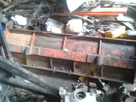 แยกขายตามสภาพตัวดันหน้าติดกับรถไถ20แรงคูโบต้า