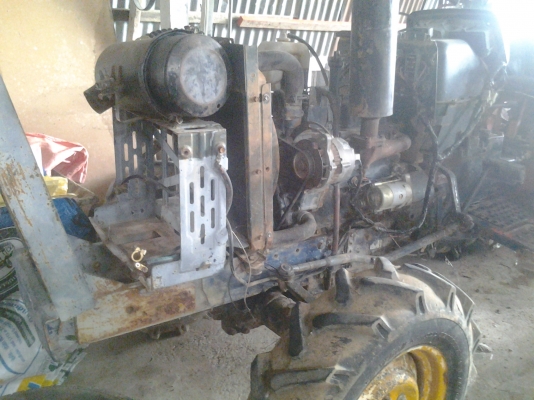 แยกขายตามสภาพตัวดันหน้าติดกับรถไถ20แรงคูโบต้า