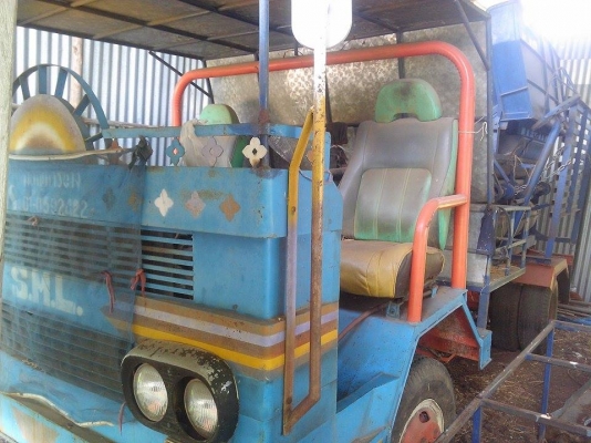 ขายรถสีข้าวเกษตรพัฒนา6ฟุตจ้าวช้างไวไฟ รถหกล้อ เครื่องฮิโน่ EC100