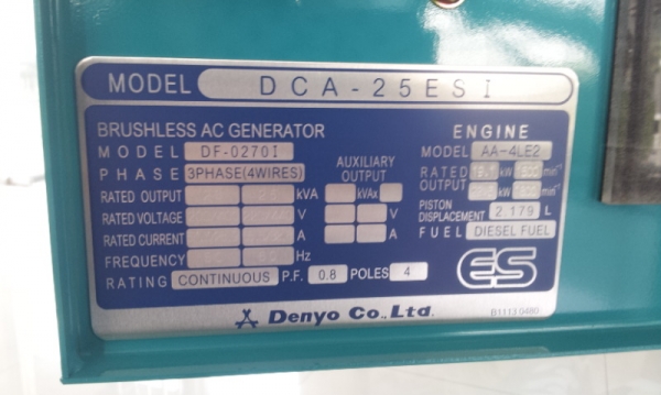 DCA-25ESI _ Brand New Denyo by kung0813062283