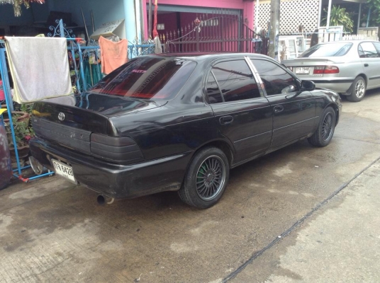 ขายครับ TOYOTA AE 100 (สามห่วง) รุ่นยอดนิยม 1.3 น้ำมัน แก๊ส หัวฉีด AC น้ำมันแกส ใช้ได้2ระบบ อย่างสมบูร หัวเทียน สายหัวเทียน เปลี่ยนใหม่หมด เครื่องดี แรงไม่ตก แอรเย็น วิ่งไกลสลาย ความร้อนปกติ พวงมาลัยพาวเวอร์ แม็ก 4ล้อ เซ็ลทรัล ล๊อก ภายในไม่ขี้เหล่ ช่วงล่า ขายครับ TOYOTA AE 100 (สามห่วง) รุ่นยอดนิยม 1.3 น้ำมัน แก๊ส หัวฉีด AC น้ำมันแกส ใช้ได้2ระบบ อย่างสมบูร หัวเทียน สายหัวเทียน เปลี่ยนใหม่หมด เครื่องดี แรงไม่ตก แอรเย็น วิ่งไกลสลาย ความร้อนปกติ พวงมาลัยพาวเวอร์ แม็ก 4ล้อ เซ็ลทรัล ล๊อก ภายในไม่ขี้เหล่ ช่วงล่า