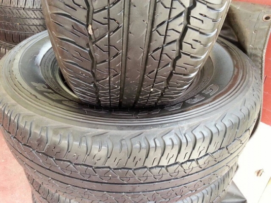 ขายยาง Dunlop 245 x 70 x 16 ปี 13 ขายยาง Dunlop 245 x 70 x 16 ปี 13