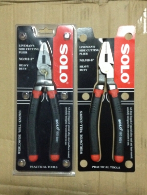 คีม 8"solo No.918 ปากจิ้งจก รุ่นเฮฟวี่ ดิวตี้