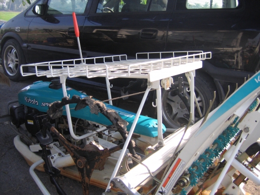 รถ ดำนา คูโบต้า แบบเดินตาม 4 แถว